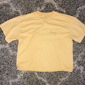 brandy melville honey shirt